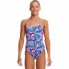 Funkita - Ice Cream Queen - Girls Eco Diamond Back One Piece -UK Swimsuit Sales 2024 funkita ice cream queen girls eco diamond back one piece 1