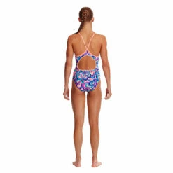 Funkita - Ice Cream Queen - Girls Eco Diamond Back One Piece -UK Swimsuit Sales 2024 funkita ice cream queen girls eco diamond back one piece 3