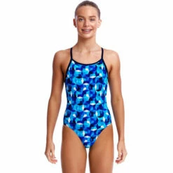 Funkita - Ice Fortress - Girls Diamond Back One Piece