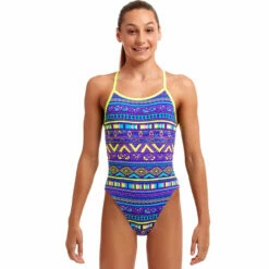 Funkita - Inca Inked - Girls Single Strap One Piece