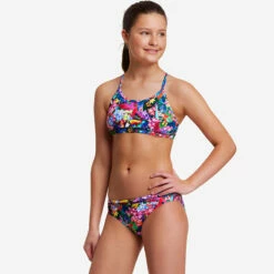 Funkita - Jungle Boogie - Girls Racerback Two Piece -UK Swimsuit Sales 2024 funkita jungle boogie girls racerback two piece 4