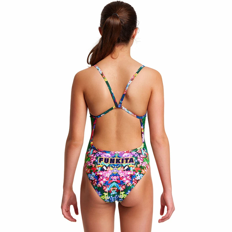 Funkita - Jungle Boogie - Girls Single Strap One Piece 4 Funkita - Jungle Boogie - Girls Single Strap One Piece - Image 2