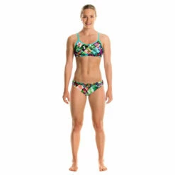 Funkita - Jungle Jam - Girls Racerback Two Piece -UK Swimsuit Sales 2024 funkita jungle jam bikini racerback girls two piece 4