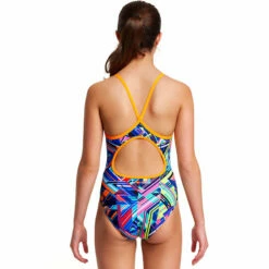 Funkita - Kickflip - Girls Diamond Back One Piece -UK Swimsuit Sales 2024 funkita kickflip girls diamond back one piece 3