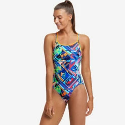 Funkita - Kickflip - Ladies Diamond Back One Piece -UK Swimsuit Sales 2024 funkita kickflip ladies diamond back one piece 5