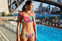 Funkita - Feline Fever - Ladies Sports Top -UK Swimsuit Sales 2024 funkita ladies swimwear feline fever sports top 6