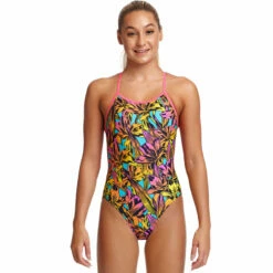 Funkita - Large Lillies - Girls Single Strap One Piece