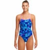 Funkita - Leaf Laser - Ladies Strapped In One Piece -UK Swimsuit Sales 2024 funkita leaf laser ladies strapped in one piece 1