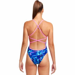 Funkita - Leaf Laser - Ladies Strapped In One Piece -UK Swimsuit Sales 2024 funkita leaf laser ladies strapped in one piece 3