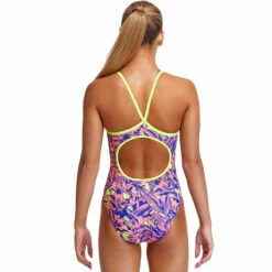 Funkita - Lily Pad - Girls Diamond Back One Piece -UK Swimsuit Sales 2024 funkita lily pad girls diamond back one piece 3