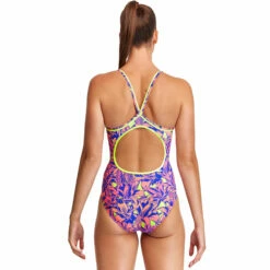 Funkita - Lily Pad - Ladies Diamond Back One Piece -UK Swimsuit Sales 2024 funkita lily pad ladies diamond back one piece 3