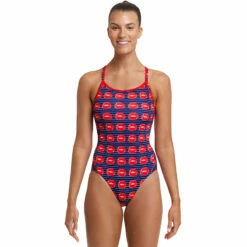 Funkita - Lip Service - Ladies Diamond Back One Piece