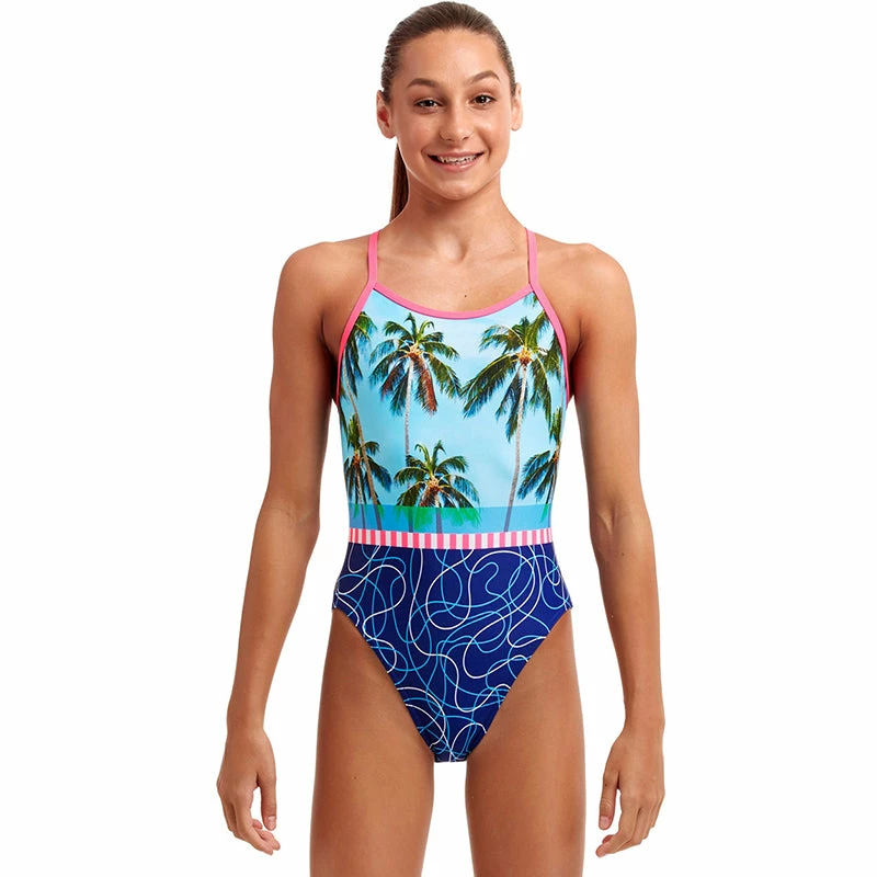 Funkita - Lunchtime Dip - Girls Single Strap One Piece 3 Funkita - Lunchtime Dip - Girls Single Strap One Piece