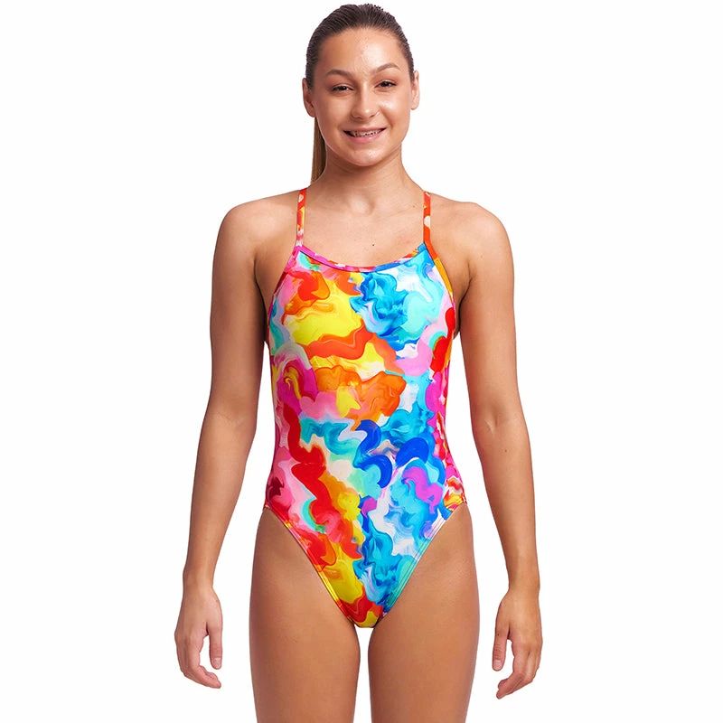 Funkita - Messy Monet - Girls Single Strap One Piece 3 Funkita - Messy Monet - Girls Single Strap One Piece
