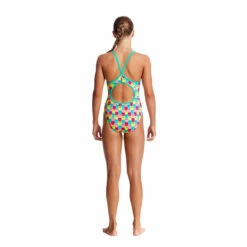 Funkita - Minty Mittens - Girls Diamond Back One Piece -UK Swimsuit Sales 2024 funkita minty mittens girls diamond back one piece 3