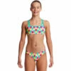 Funkita - Minty Mittens - Girls Criss Cross Two Piece