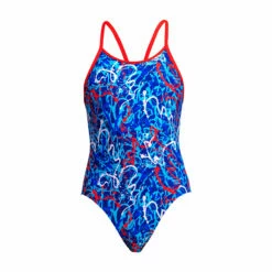 Funkita - Mr Squiggle - Girls Diamond Back One Piece -UK Swimsuit Sales 2024 funkita mr squiggle girls diamond back one piece 2