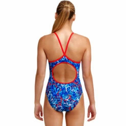 Funkita - Mr Squiggle - Girls Diamond Back One Piece -UK Swimsuit Sales 2024 funkita mr squiggle girls diamond back one piece 3