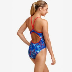 Funkita - Mr Squiggle - Girls Diamond Back One Piece -UK Swimsuit Sales 2024 funkita mr squiggle girls diamond back one piece 4