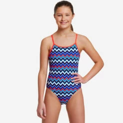 Funkita - Nautical Mile - Girls Diamond Back One Piece -UK Swimsuit Sales 2024 funkita nautical mile girls diamond back one piece 5