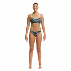 Funkita - Night Howler - Ladies Criss Cross Top -UK Swimsuit Sales 2024 funkita night howler ladies criss cross top 4