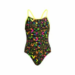 Funkita - Night Swim - Girls Diamond Back One Piece -UK Swimsuit Sales 2024 funkita night swim girls diamond back one piece swimsuit 2
