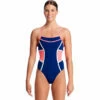 Funkita - Ocean Delight - Ladies Colour Block One Piece
