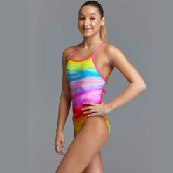 Funkita - Ocean Ink - Girls Tie Me Tight One Piece -UK Swimsuit Sales 2024 funkita ocean ink girls tie me tight one piece 5