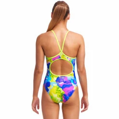 Funkita - Pablo's Pizza - Girls Diamond Back One Piece -UK Swimsuit Sales 2024 funkita pablos pizza girls diamond back one piece 3