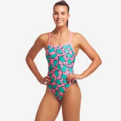 Funkita - Paddling Pink - Ladies Strapped In One Piece -UK Swimsuit Sales 2024 funkita paddling pink ladies strapped in one piece 5