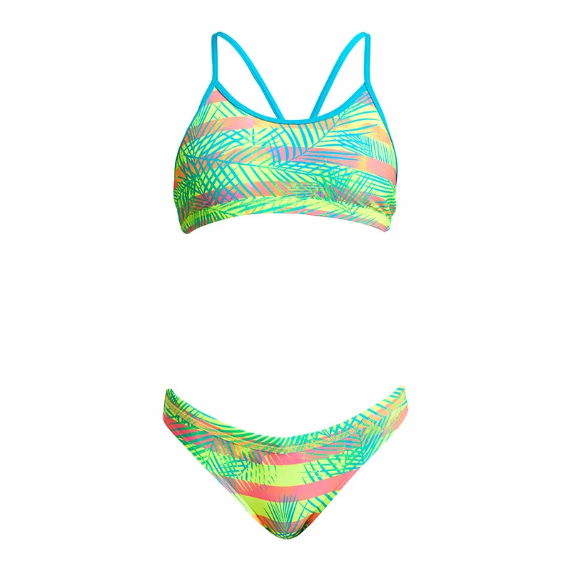 Funkita - Palm Free - Girls Racerback Two Piece 4 Funkita - Palm Free - Girls Racerback Two Piece - Image 2