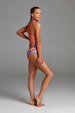 Funkita - Pastel Patch - Girls Strapped In One Piece -UK Swimsuit Sales 2024 funkita pastel patch girls strapped in one piece swimsuit 5