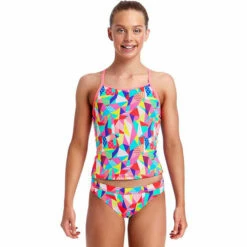 Funkita - Pastel Patch - Girls Tankini Two Piece