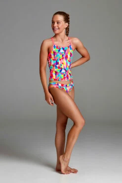 Funkita - Pastel Patch - Girls Tankini Two Piece 7 Funkita - Pastel Patch - Girls Tankini Two Piece -UK Swimsuit Sales 2024 funkita pastel patch girls tankini tankini brief 3
