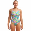Funkita - Pastel Porpie - Ladies Eco Diamond Back One Piece -UK Swimsuit Sales 2024 funkita pastel porpie ladies eco diamond back one piece 1