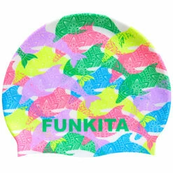 Funkita - Pastel Porpie - Silicone Swimming Cap