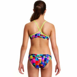 Funkita - Patch Panels - Girls Racerback Two Piece -UK Swimsuit Sales 2024 funkita patch panels girls racerback two piece 3