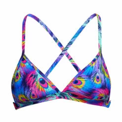 Funkita - Peacock Paradise - Ladies Tri Top -UK Swimsuit Sales 2024 funkita peacock paradise ladies tri top 2