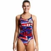 Funkita - Pennant State - Girls Diamond Back One Piece -UK Swimsuit Sales 2024 funkita pennant state ladies diamond back one piece 1