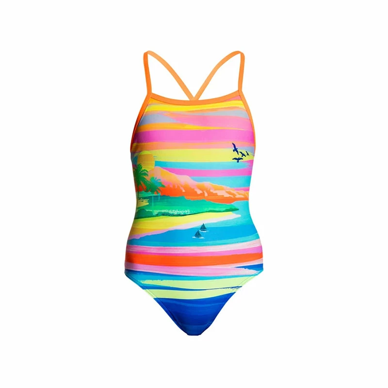 Funkita - Pina Colada - Girls Tie Me Tight One Piece 4 Funkita - Pina Colada - Girls Tie Me Tight One Piece - Image 2