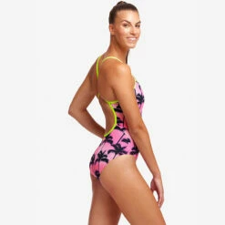 Funkita - Pop Palms - Ladies Single Strap One Piece -UK Swimsuit Sales 2024 funkita pop palms ladies single strap one piece 4