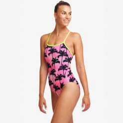 Funkita - Pop Palms - Ladies Single Strap One Piece -UK Swimsuit Sales 2024 funkita pop palms ladies single strap one piece 5