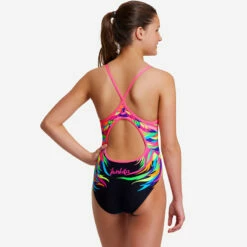 Funkita - Pride Power - Girls Diamond Back One Piece -UK Swimsuit Sales 2024 funkita pride power girls diamond back one piece 3