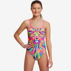 Funkita - Pride Power - Girls Diamond Back One Piece -UK Swimsuit Sales 2024 funkita pride power girls diamond back one piece 4