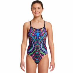 Funkita - Primal Night - Girls Diamond Back One Piece