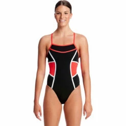 Funkita - Racer Stripe - Ladies Colour Block One Piece