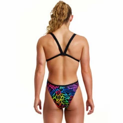 Funkita - Rainbow Web - Ladies Brace Free One Piece -UK Swimsuit Sales 2024 funkita rainbow web ladies brace free one piece 3