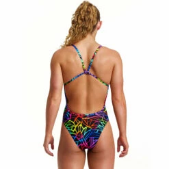 Funkita - Rainbow Web - Ladies Single Strength One Piece -UK Swimsuit Sales 2024 funkita rainbow web ladies single strength one piece 3