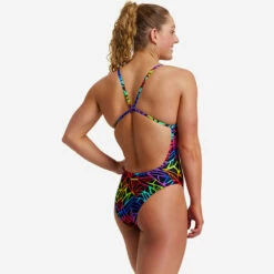 Funkita - Rainbow Web - Ladies Single Strength One Piece -UK Swimsuit Sales 2024 funkita rainbow web ladies single strength one piece 4