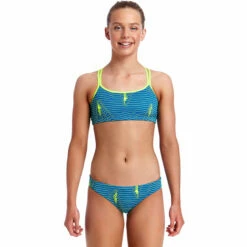 Funkita - Ripple Effect - Girls Criss Cross Two Piece